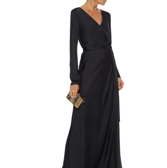 Diane Von Furstenberg Dresses & Skirts - Diane Von Furstenberg Black Maxi Dress